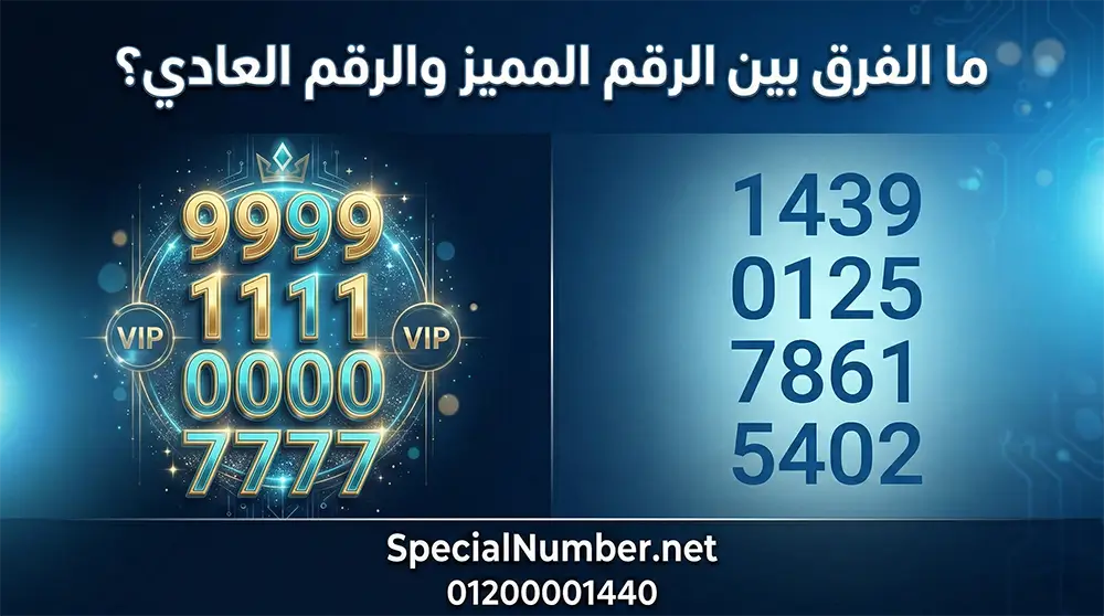 ما الفرق بين الرقم المميز والرقم العادي؟ ما الفرق بين الرقم المميز والرقم العادي؟